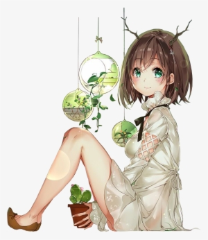 Anime Render Green Transparent PNG - 600x693 - Free Download on NicePNG