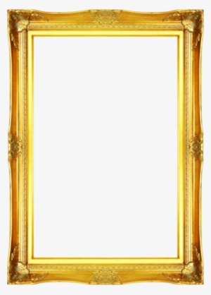 Frame Vintage Old Gold Antique Style Ornate Picture - Gold Painting Frame Png