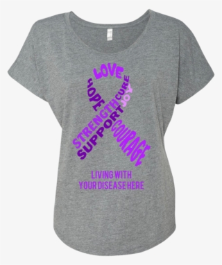 Lung Cancer Believe Ribbon Heart Women's Fashion T-shirt