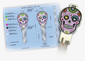 Skull Keys - 3d House Keys