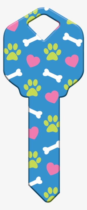 1 Of 2 Happy Keys " Beagle " House Key Blank Kwikset - Para Veterinarias