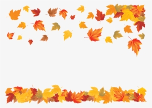 A Carpet Of Falling Leaves - Transparent Background Autumn Leaves Clipart