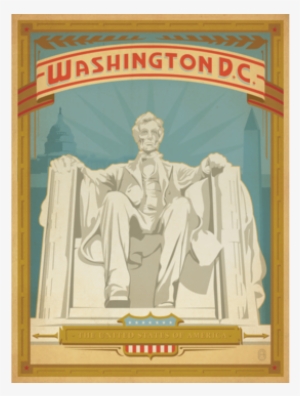 Lincoln Memorial By Andy Gregg And Joel Anderson - Art Print: Anderson Design Group's Washington, D.c.