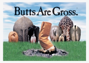 Butts Are Gross Poster