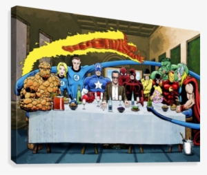 Marvel Superheroes - Stan Lee With Marvel Heroes