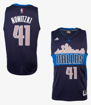 Adidas Dallas Mavericks Dirk Nowitzki 1st Alternate - Dirk Nowitzki Autographed Jersey - Navy Blue Adidas