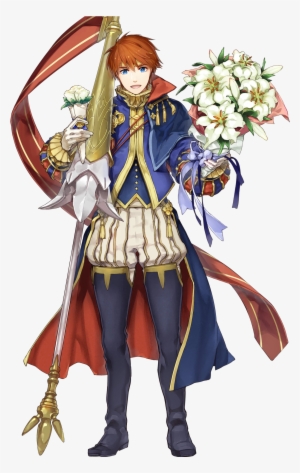 Eliwood Has White Flowers In His New Art - Eliwood Fire Emblem Heroes