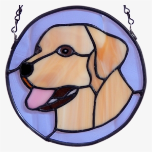 Photo Of Dog Maggie Artwork - Stained Glass