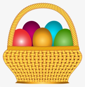 Cartoon Eggs In A Basket Png