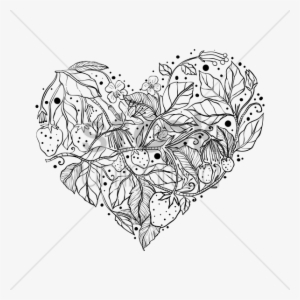 Intricate Heart Design Vector Image - Intricate Heart Design
