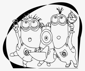 Minion Party Coloring Page - Bday Party Coloring Pages