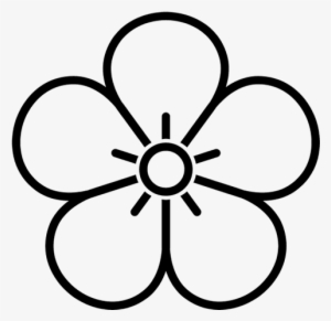 Kageume - Black And White Pansy Clipart