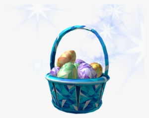 Opened Sparkle Basket Of Bunny Time - Storage Basket