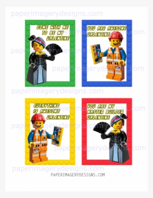 Lego Movie Valentines - Lego The Lego Movie Hard Hat Emmet Minifigure