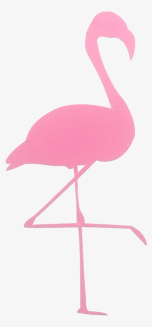 Flamingosticker - Flamingo In A Flock Of Pigeons Wall Decal