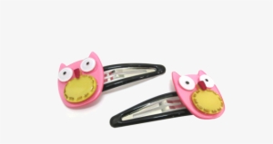 Bo Hairclip - Pink Owl - Owl