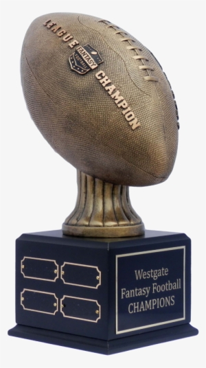 League Champion Fantasy Football Perpetual Trophy -front - American Football