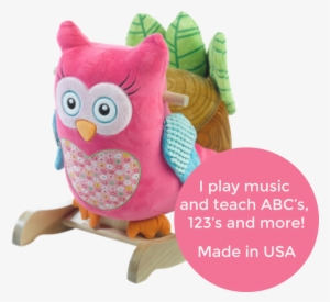 Owlivia Pink Owl Rocker - Rockabye Owlivia Pink Owl Rocker One Size