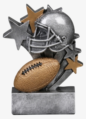 Star Blast Football Resin - Trophy