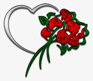 Heart With Flower Png