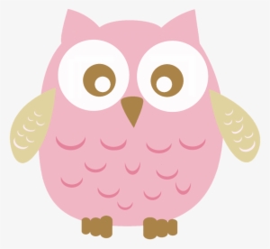 Pink Owl Png Download - Corujinha Rosa Png