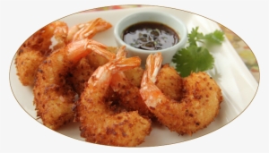 Fried Jumbo Shrimp - Camarones Al Coco Png