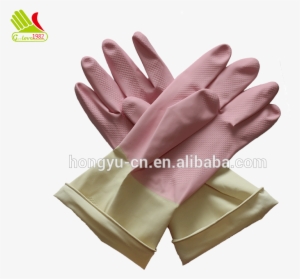 Decorative Glam Gloves Dishwashing Medium Rubber Gloves - Dishwashing