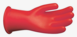 Chance Class 0 Rubber Gloves Red 11" - Plastic