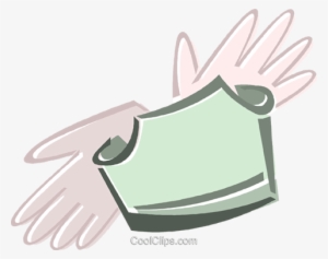 Rubber Gloves And Surgeons Mask Royalty Free Vector - Illustration