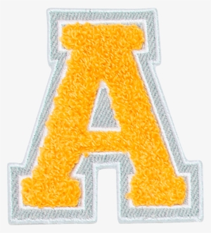 Varsity Letter Yellow Patches - Varsity Letter Patches