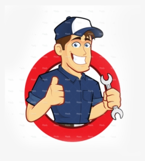 Handyman - Mechanic Cartoon