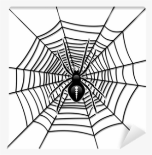 Spider On Web Tattoo Ragno Su Ragnatela Tatuaggio Vector - Spiderman Web Coloring Pages