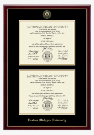 Emu Double Diploma Frame In Galleria - Kansas State University Degree