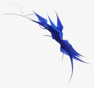 Mark T Burke Royal Blue Turkey Feather Headpiece - Royal Blue Feather Png