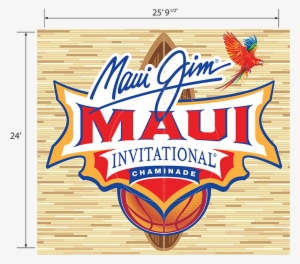 Court Decal For Maui Jim Maui Invitational Court Design - 2018 Maui Invitational Bracket