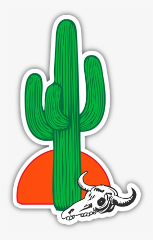 Saguaro Cactus Bumper Sticker - Cactus Funny