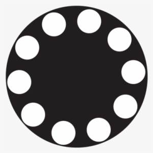10 Circle Dots Metal Gobo - Portable Network Graphics
