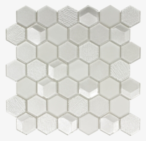 Surfaces Skylight Hex Mosaic Celestial White Hex (sample)