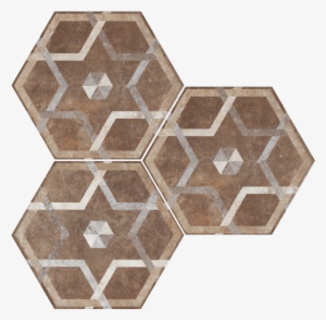 Exagona Deco Texture - Fioranese Heritage 34,5x40 Decor Texture 5 Naturale