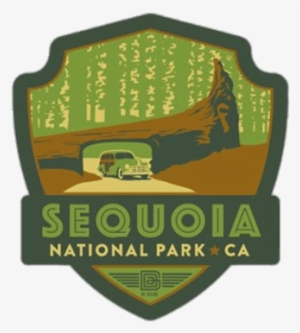 Sequoia National Park Emblem - Smoky Mountains National Park Sticker