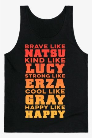 Fairy Tail Personality Tank Top - Bless The Gains Down In Africa