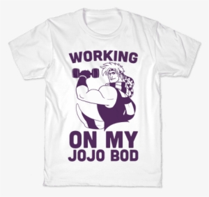 Working On My Jojo Bod Kids T-shirt - 420 Blaze It Shirt