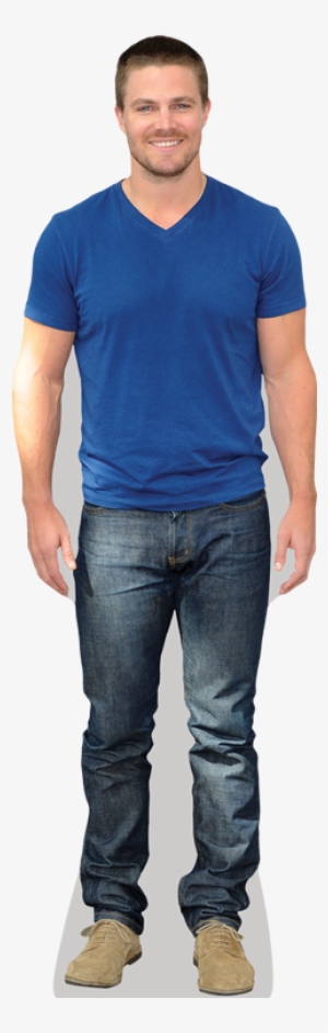 Stephen Amell Cardboard Cutout - Stephan Amell Wearing Jeans