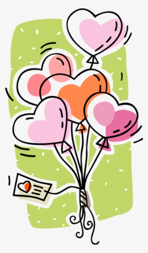 Vector Illustration Of Valentine's Day Sentimental - Heart