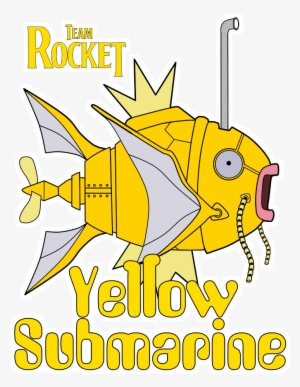 Adesivo Yellow Submarine - Cartoon