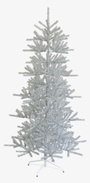 Christmas Tree Sparkle Silver - 7.5 Foot Vickerman Flocked Christmas Trees