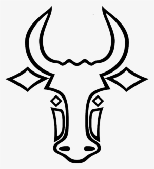 Horns Clipart Cow Horn - Bull Outline