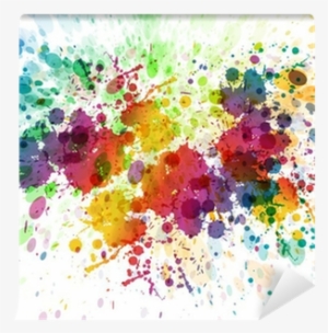 Raster Version Of Abstract Colorful Splash Background - Sfondo Colorato
