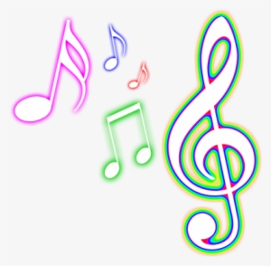 Editing Materials New - Colorful Music Notes Png