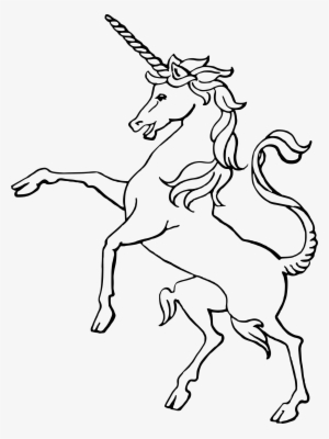 Unicorn Drawing Png - Unicorn Line Art